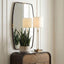 Draken Mirror in Dark Bronze and Gold