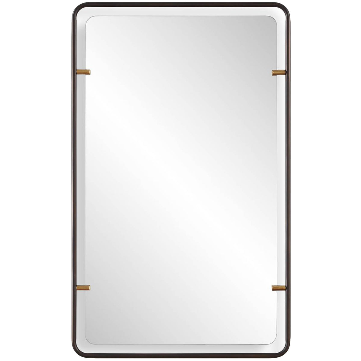 Triton Mirror in Aged Bronze