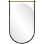 Delmar Mirror in Black and Gold