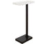 Morgan Side Table in White Marble