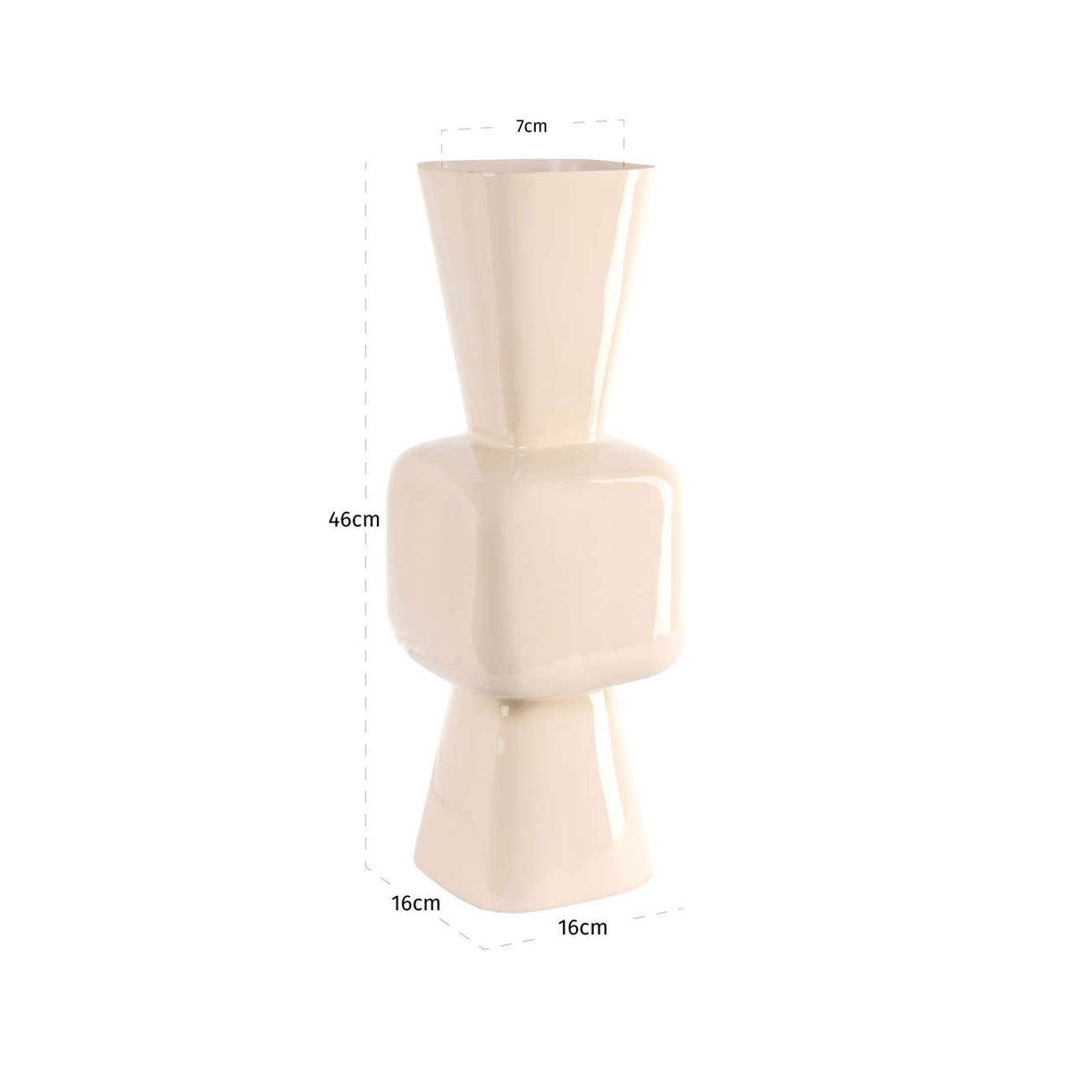 Vase Brooks tapioca