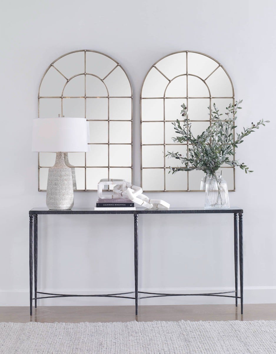 Barwell Arch Window Mirror