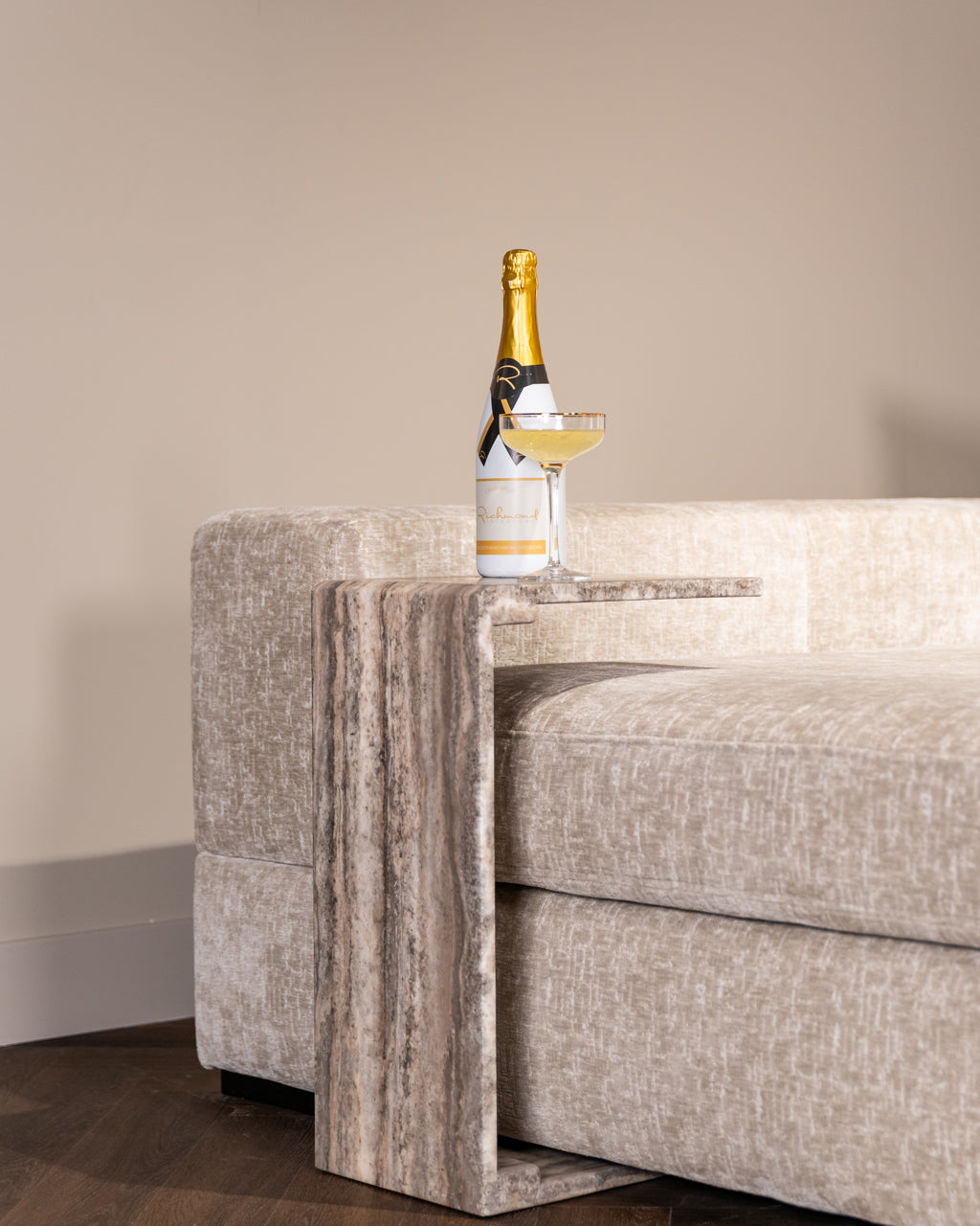 Sofa side table Dulce grey