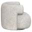 Lounge chair Talley cream tweed swivel