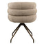 Dining chair Kayla mocca boldweave swivel