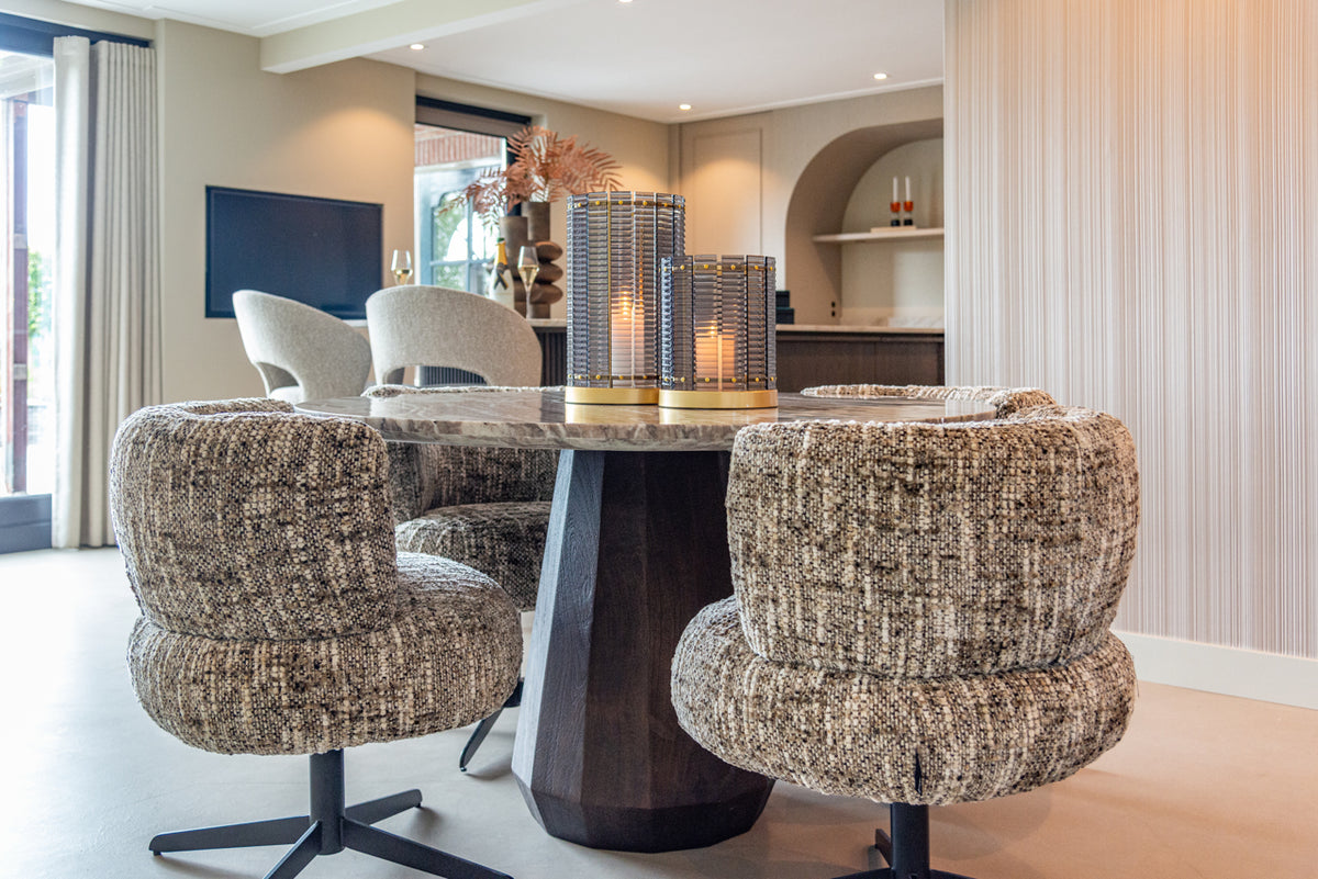 Dining chair Alexis brown omara swivel