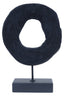 Hamilton Interiors Accessories Fidel Small Rustic Mango Wood Sculpture On Stand House of Isabella UK