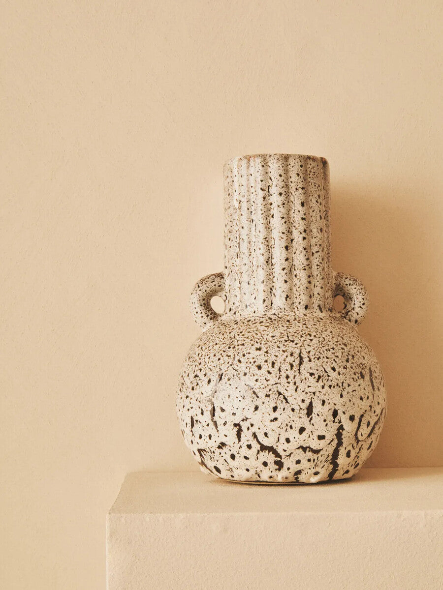 Calcita Small Speckled Brown Vase