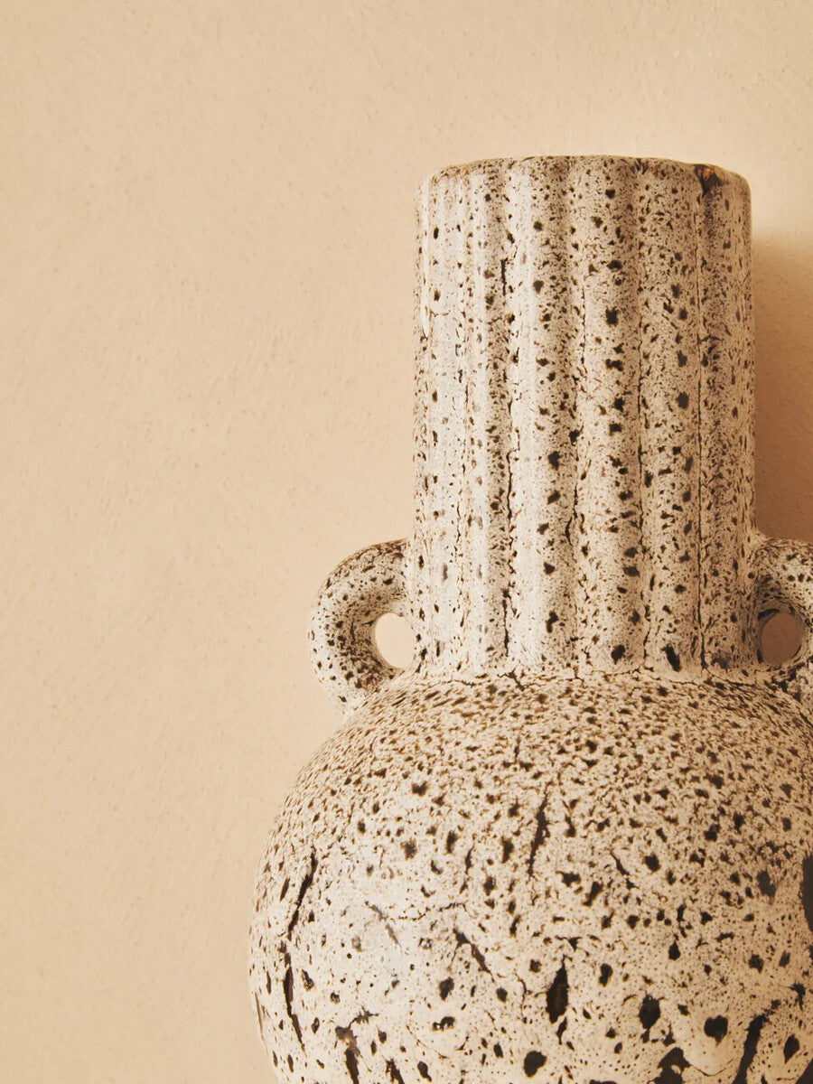 Calcita Small Speckled Brown Vase