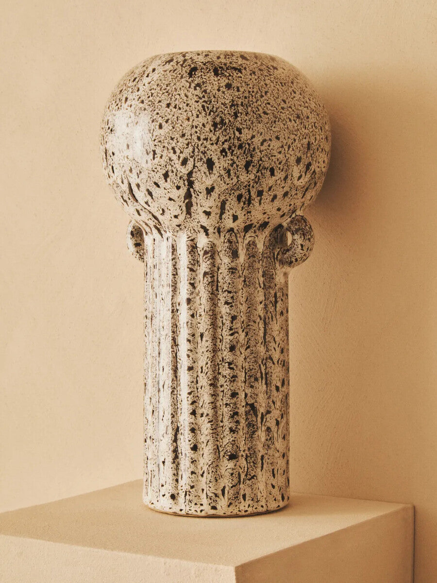 Calcita Large Speckled Brown Vase