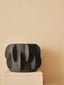 Sidra Small Black Textured Planter