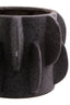 Sidra Small Black Textured Planter