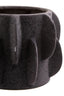 Sidra Small Black Textured Planter