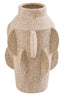 Sidra Large Cream Textured Vase