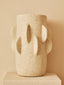 Sidra Small Cream Textured Vase