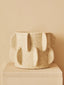 Sidra Small Cream Textured Planter