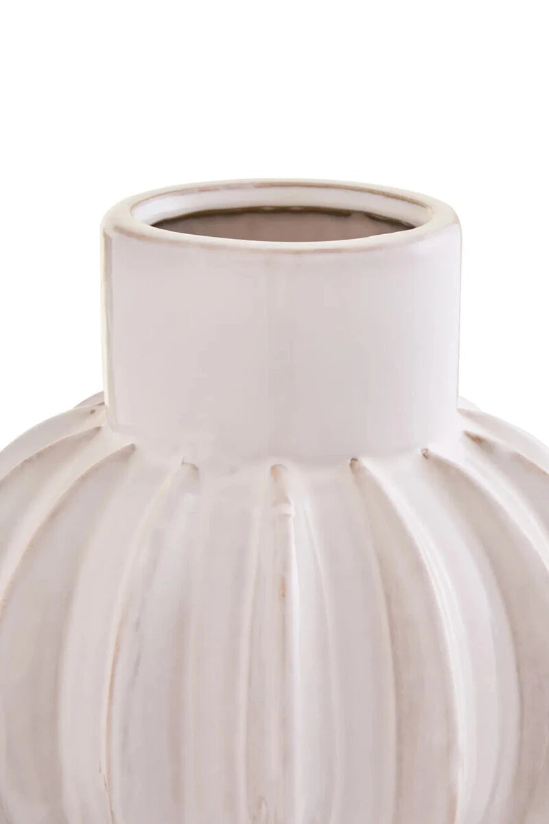 Kondo Cream Stoneware Bubble Vase
