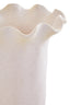 Sonata Large Cream Fluted Vase