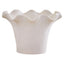 Sonata Small Cream Fluted Vase