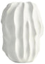 Broc Small White Textured Vase