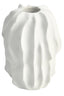 Broc Small White Textured Vase