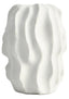 Broc Small White Textured Vase