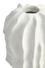 Broc Small White Textured Vase
