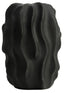Broc Small Black Textured Vase