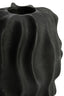 Broc Small Black Textured Vase