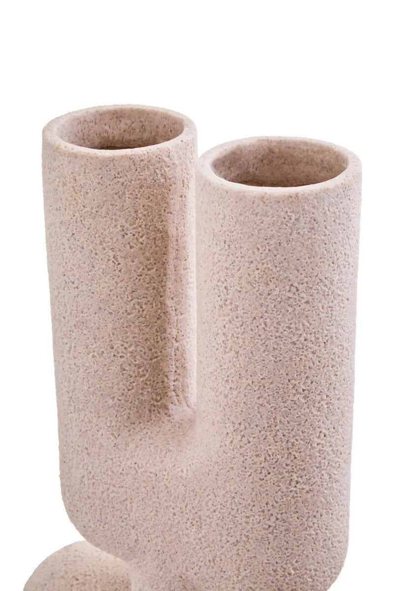 Broc Small Sandstone Effect Sculptured Vase