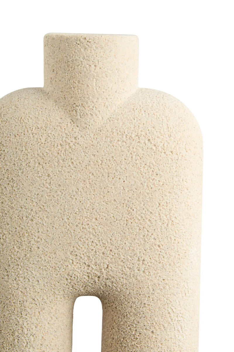 Broc Large Sandstone Effect Sculptured Vase