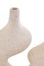 Broc Cream Textured Sculptural Vase