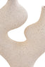 Broc Cream Textured Sculptural Vase