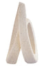 Broc Cream Textured Loop Sculpture