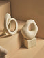 Broc Cream Textured Loop Sculpture