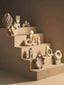 Broc Cream Textured Loop Sculpture