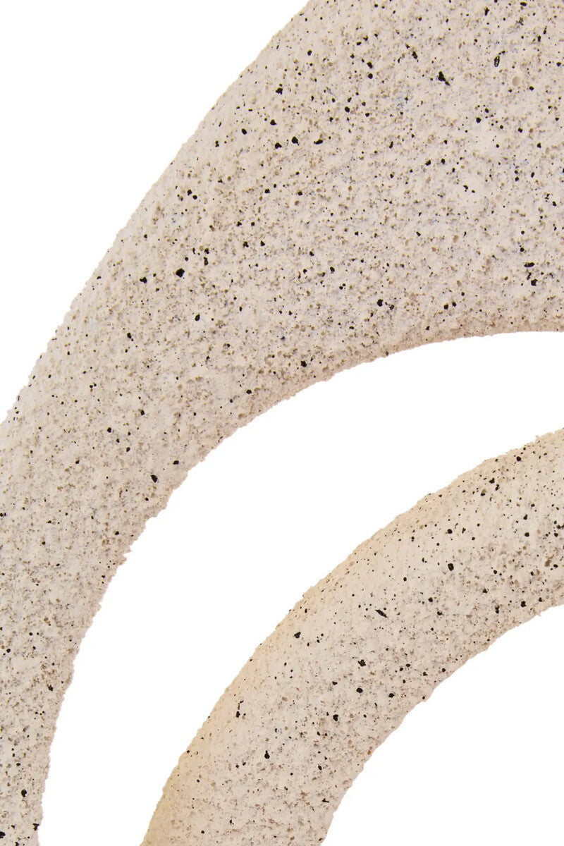 Broc Cream Textured Loop Sculpture