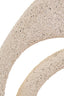 Broc Cream Textured Loop Sculpture