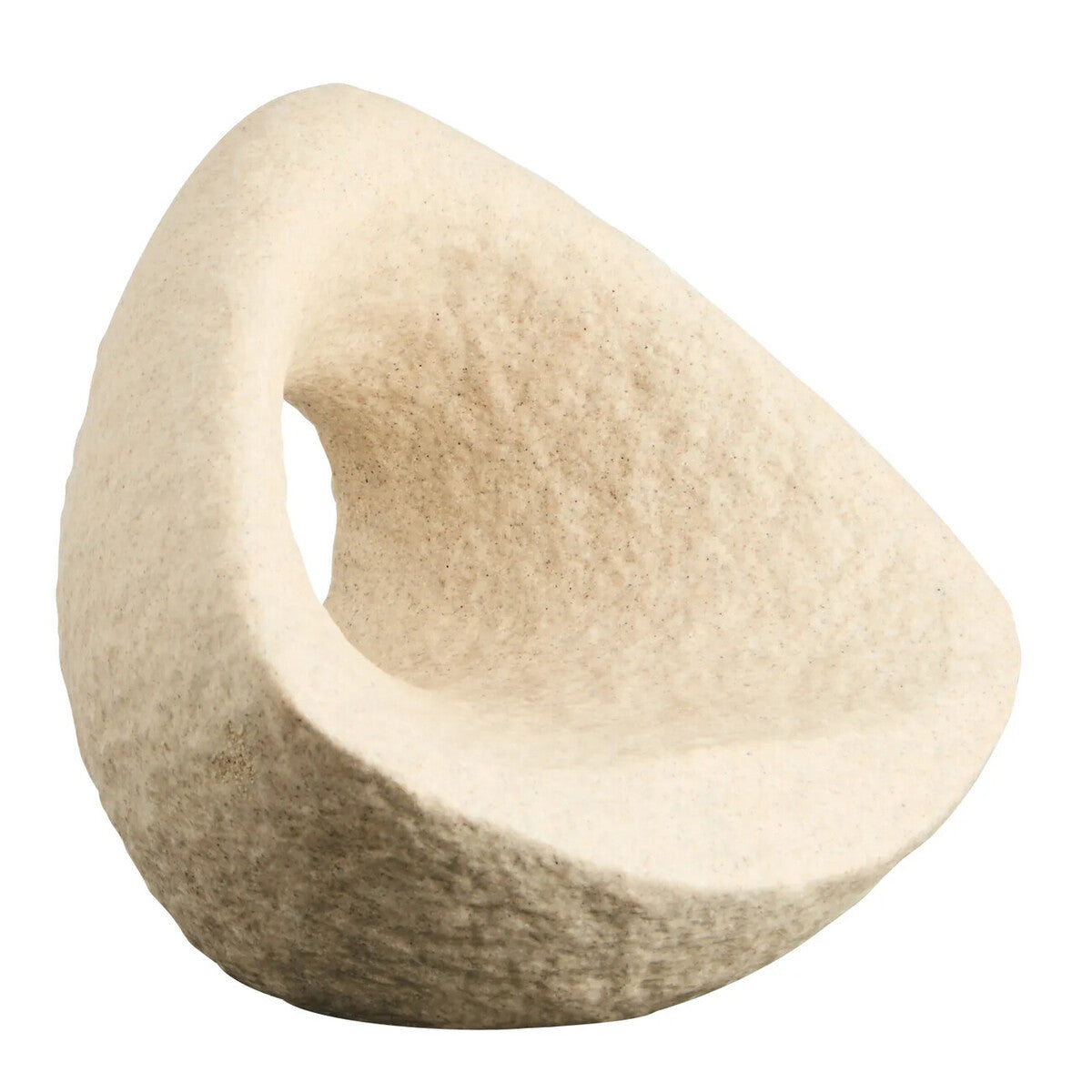 Broc Sandstone Effect Geometric Sculpture