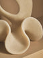Broc Small White Marble Effect Abstract Loop Sculpture
