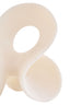 Broc Small White Marble Effect Abstract Loop Sculpture