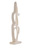 Broc Cream Textured Abstract Interlocking Sculpture
