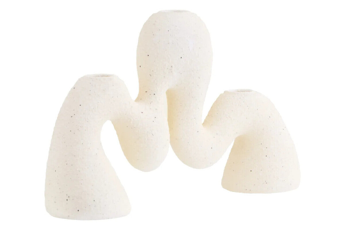 Broc Cream Organic Candle Holder