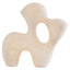 Broc White Marble Effect Organic Sculpture