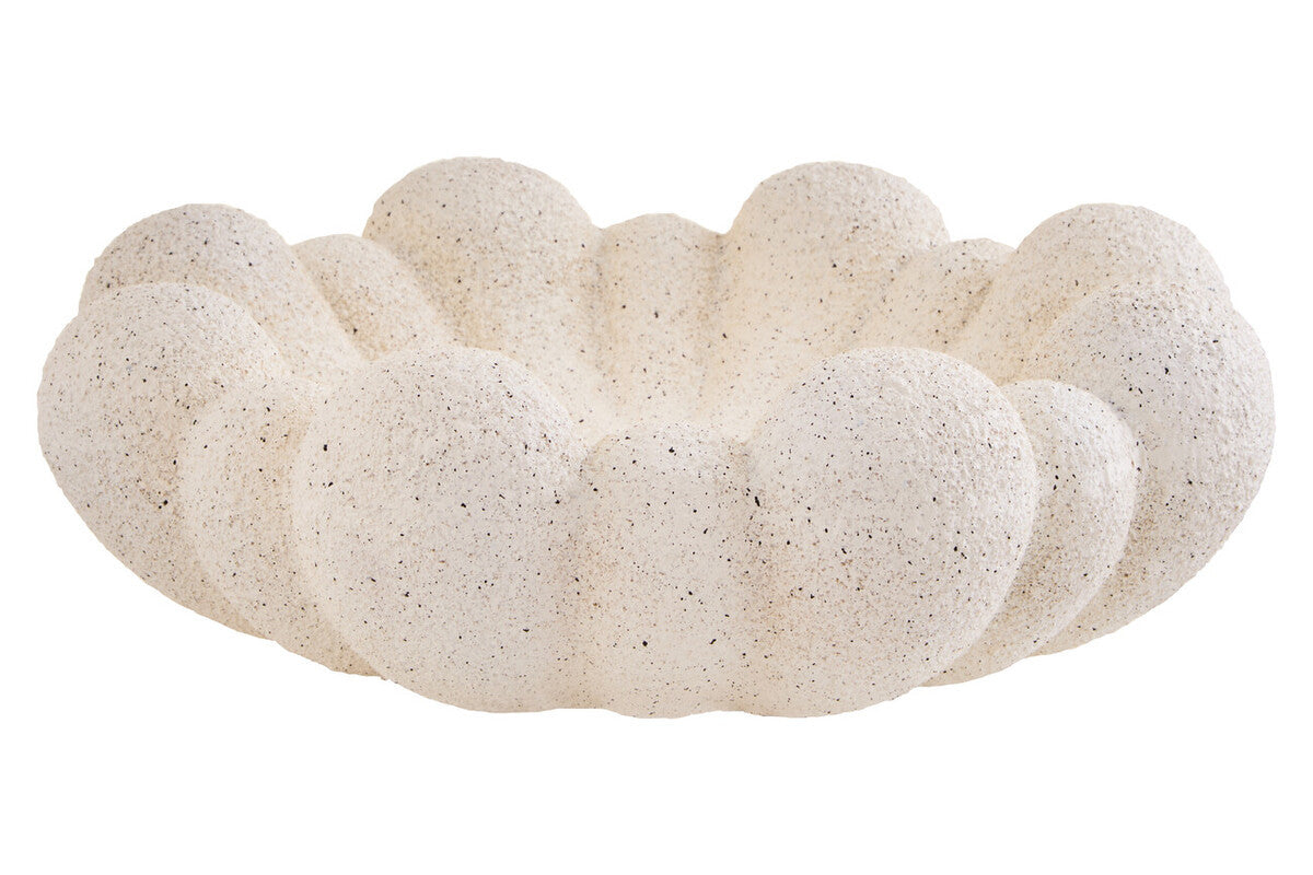Broc Cream Bubble Design Bowl