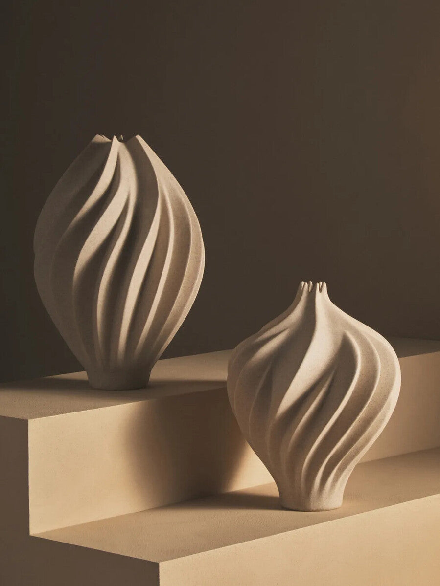 Broc Large Sandstone Effect Organic Vase