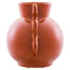 Sonata Small Burnt Orange Vase with Abstract Handles