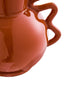 Sonata Small Burnt Orange Vase with Abstract Handles