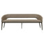Dining bench Kenzi brown tweed