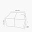 Matteo Natural Tan Leather Square Pouffe